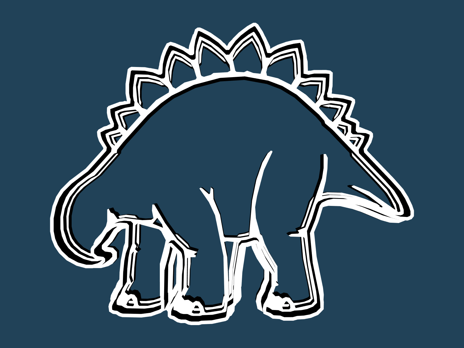 Stegosaurus — view 1