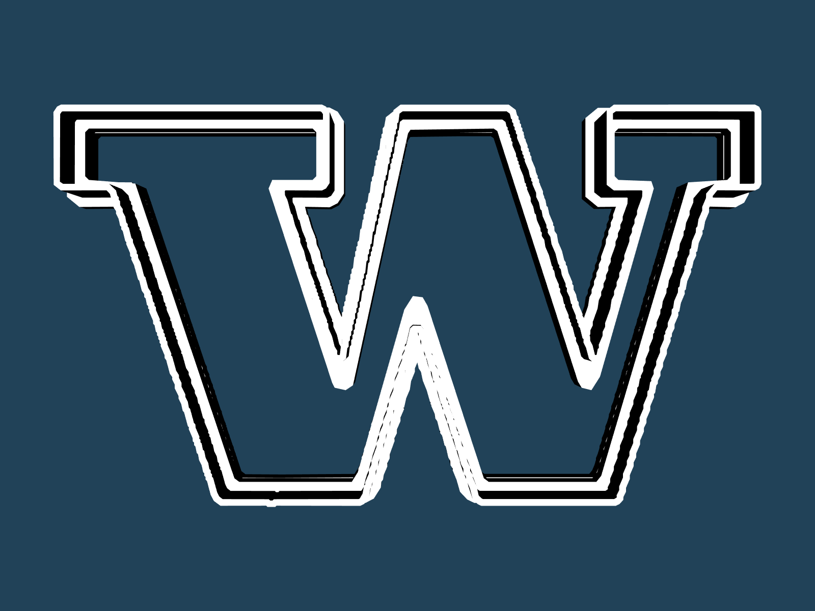 UW Logo cookie cutter