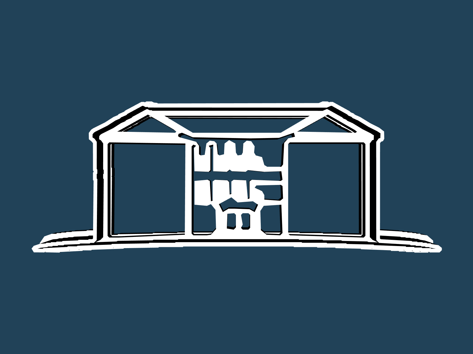 Dormitory Building cookie cutter