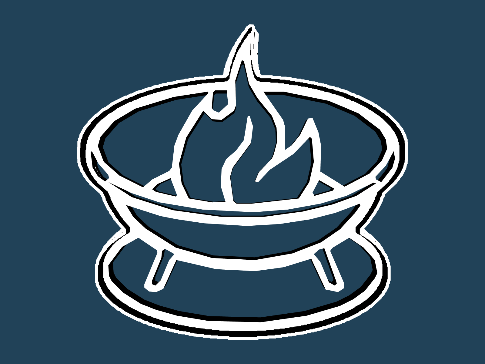 Fire Pit cookie cutter