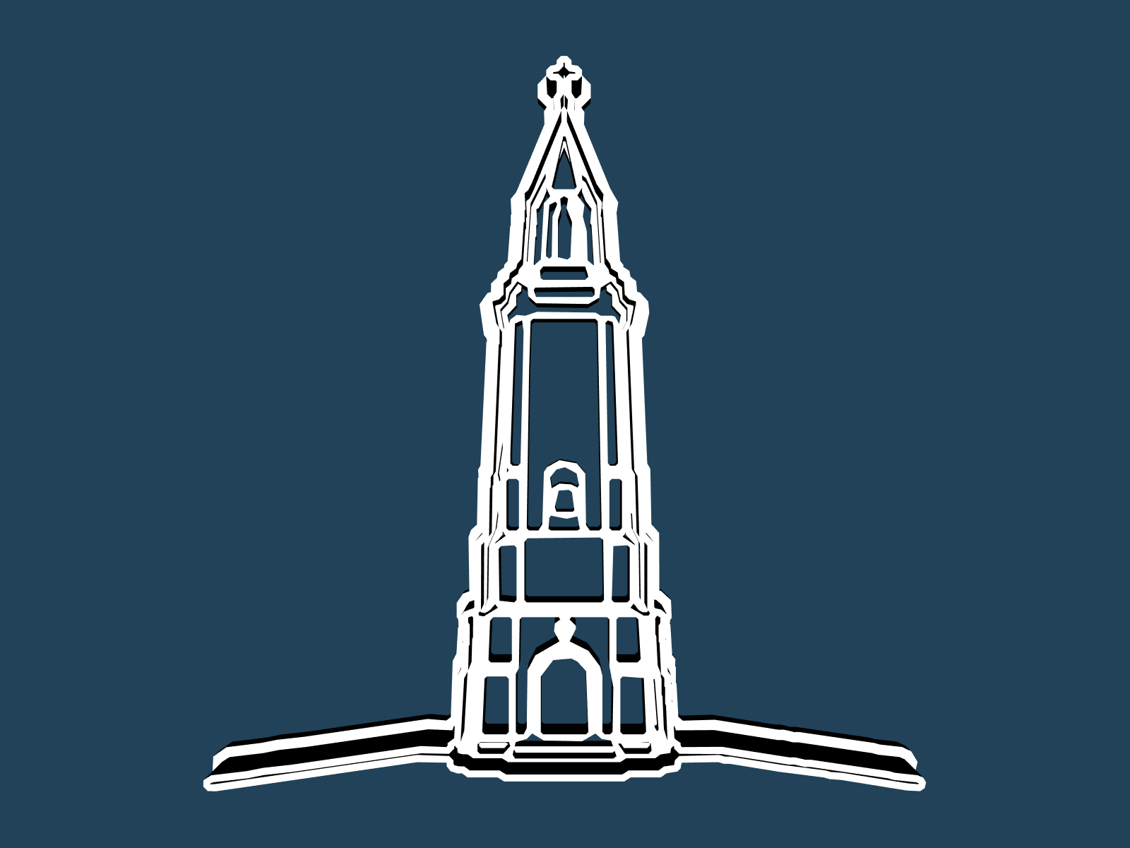 Denny Hall Bell Tower cookie cutter