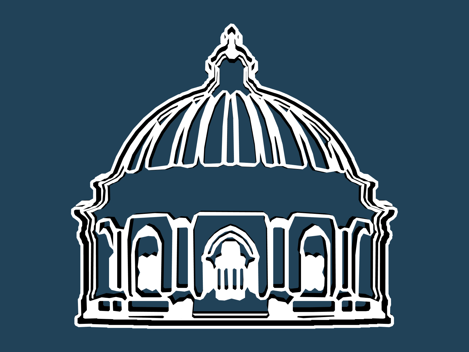 Suzzallo Library Dome cookie cutter