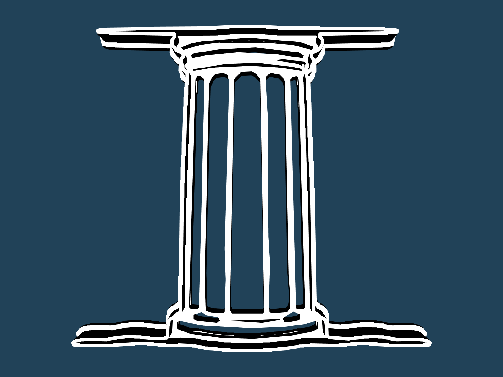 Porch Column cookie cutter