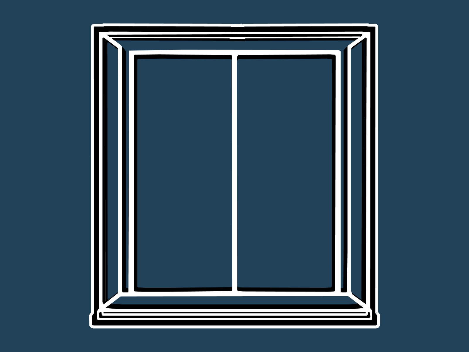 Window Frame cookie cutter