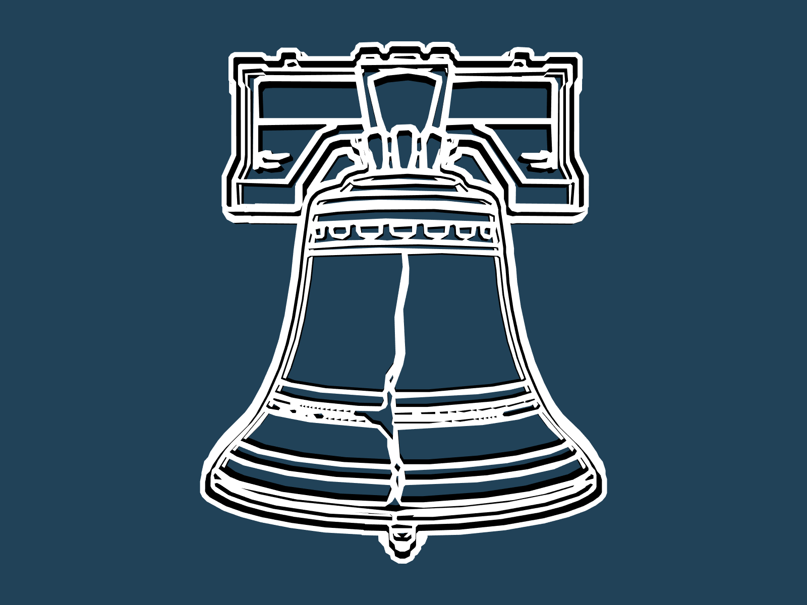 Liberty Bell cookie cutter