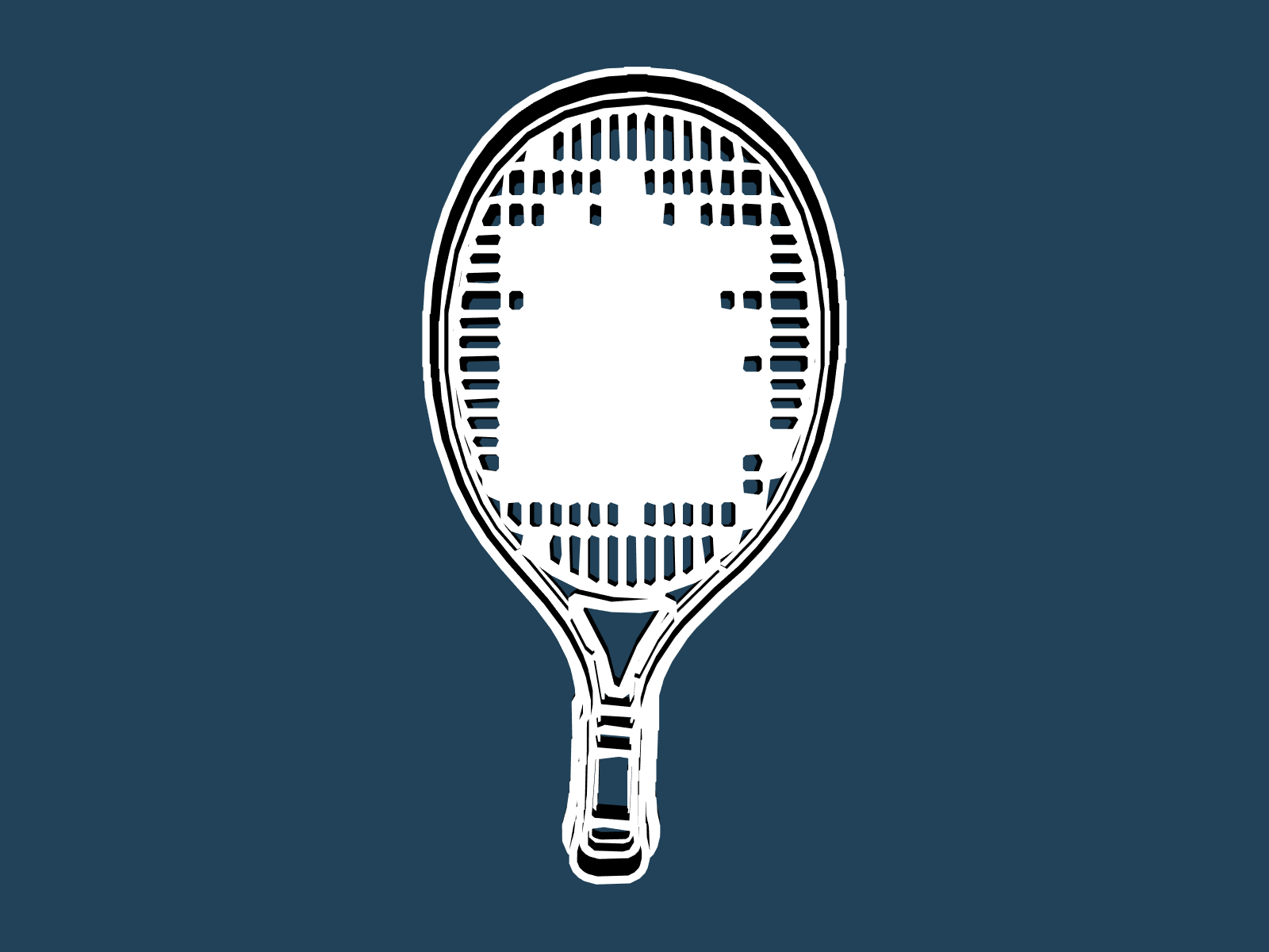 Tennis Racket — view 1
